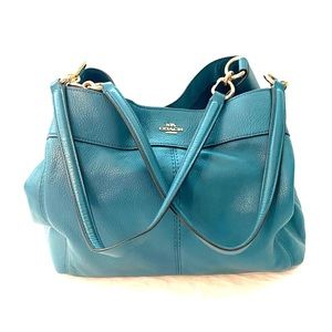 Teal Coach Purse